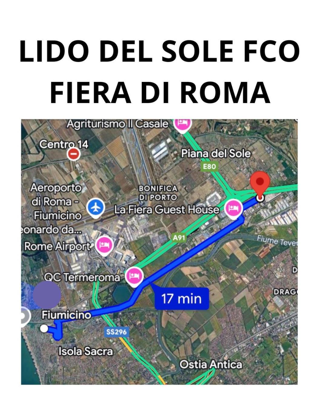 Apartamento Lido Del Sole Fco Fiumicino Exterior foto